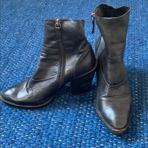 TopShop Leather Sock Boots